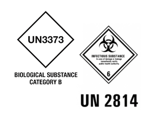 Le transport de matière biologique infectieuse