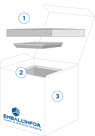 Illustration boite emball'infor
