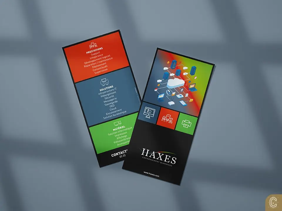 flyer haxes cercle carre
