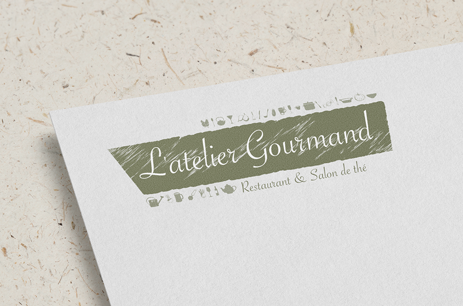 Logotype du restaurant L'atelier Gourmand à Clermont de l'Oise