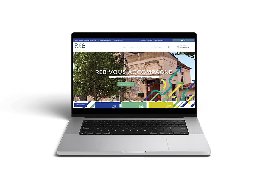 Page d'accueil du site de REB