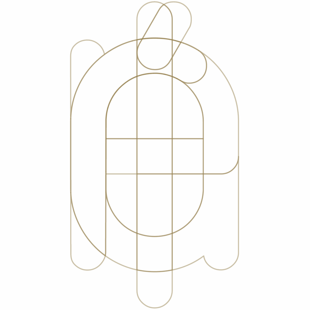 Cercle carré départ du logo