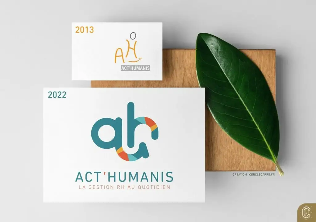 Logo d'act'humanis avant et maintenant
