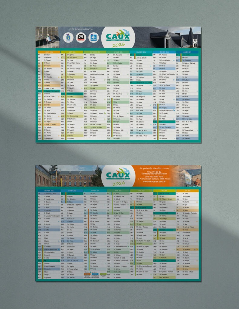 calendrier caux 2026 cc