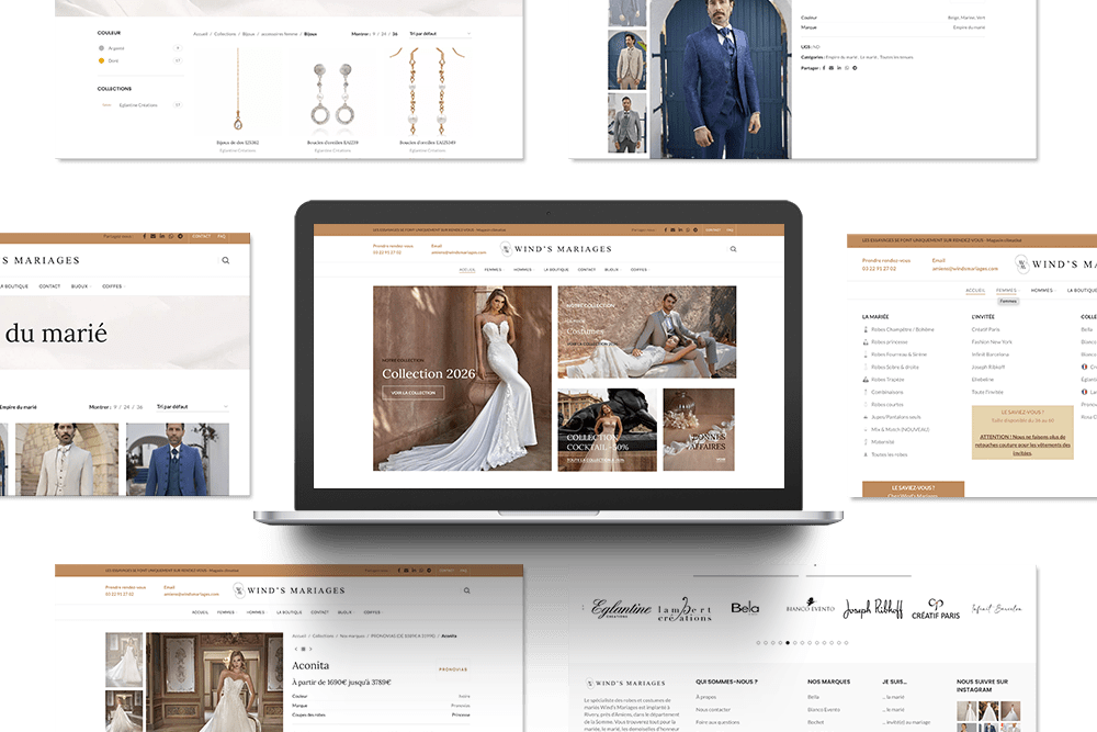 windsmariage ecran cercle carre